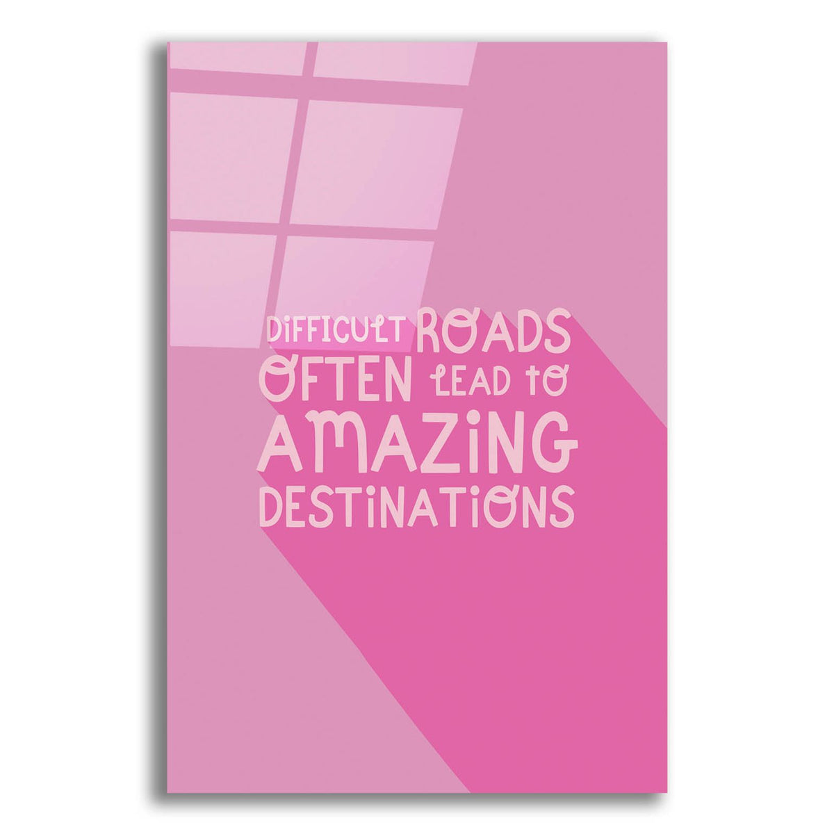 Difficult Roads by Club Daydream acrylic glass wall art