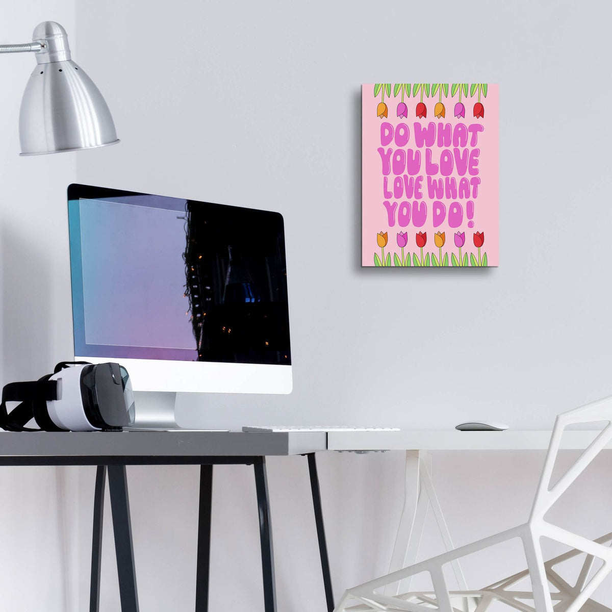 Do What You Love by Club Daydream - 12x16 acrylic wall art in a room