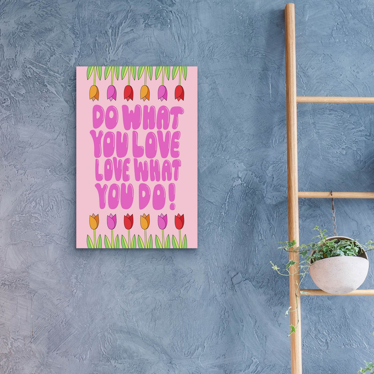 Do What You Love by Club Daydream - 16x24 acrylic wall art in a room