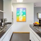 Don't Look Back by Club Daydream - 24x36 acrylic wall art in a room