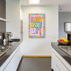 Dont Give Up by Club Daydream - 24x36 acrylic wall art in a room