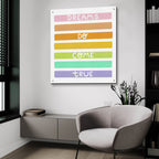 Dreams Do Come True by Club Daydream - 36x36 acrylic wall art in a room