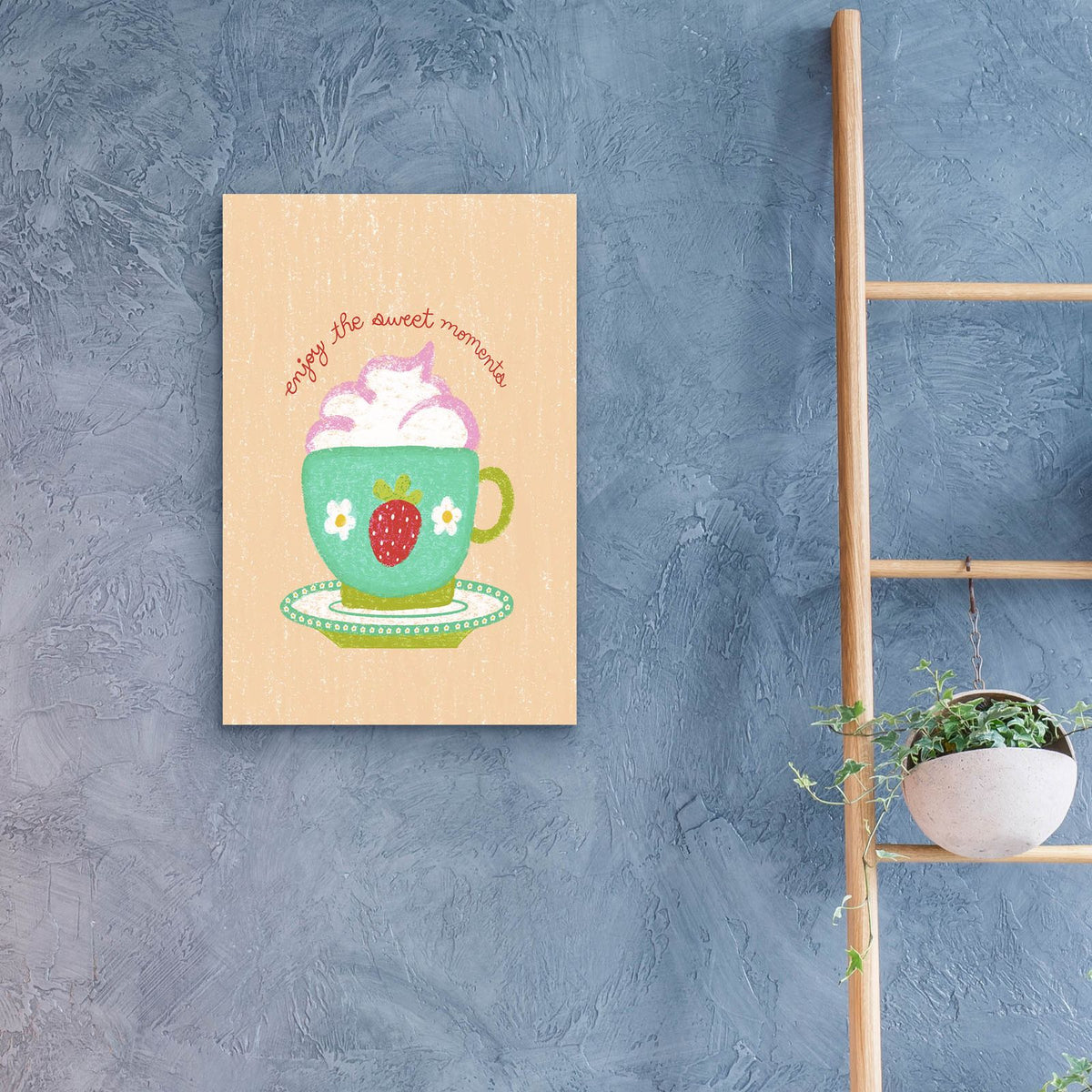 Enjoy The Sweet Moments by Club Daydream - 16x24 acrylic wall art in a room