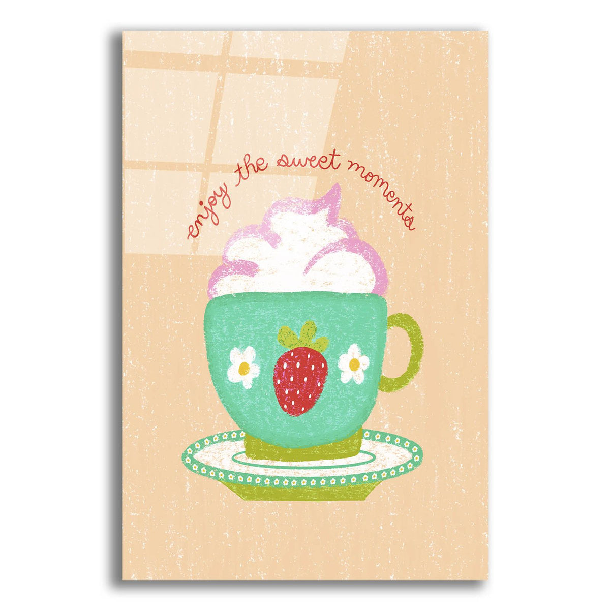 Enjoy The Sweet Moments by Club Daydream acrylic glass wall art