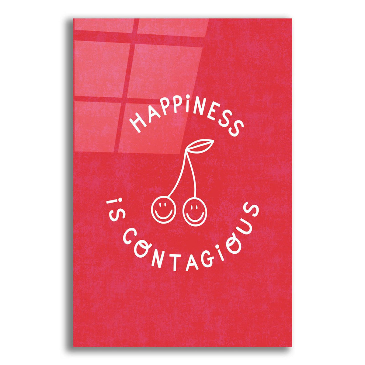 Happiness Contagious by Club Daydream acrylic glass wall art