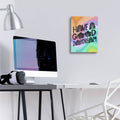 Have A Good Daydream Colorful by Club Daydream - 12x16 acrylic wall art in a room