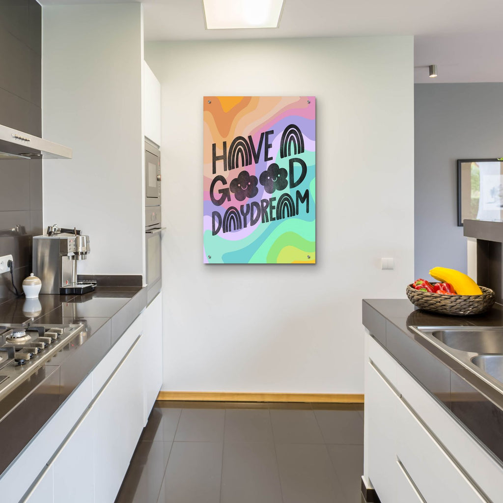 Have A Good Daydream Colorful by Club Daydream - 24x36 acrylic wall art in a room