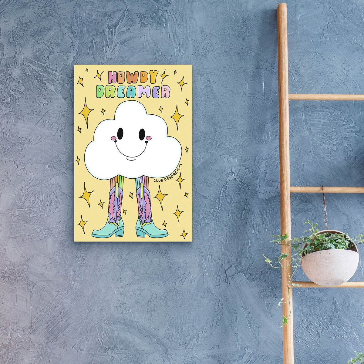 Howdy Dreamer by Club Daydream - 16x24 acrylic wall art in a room
