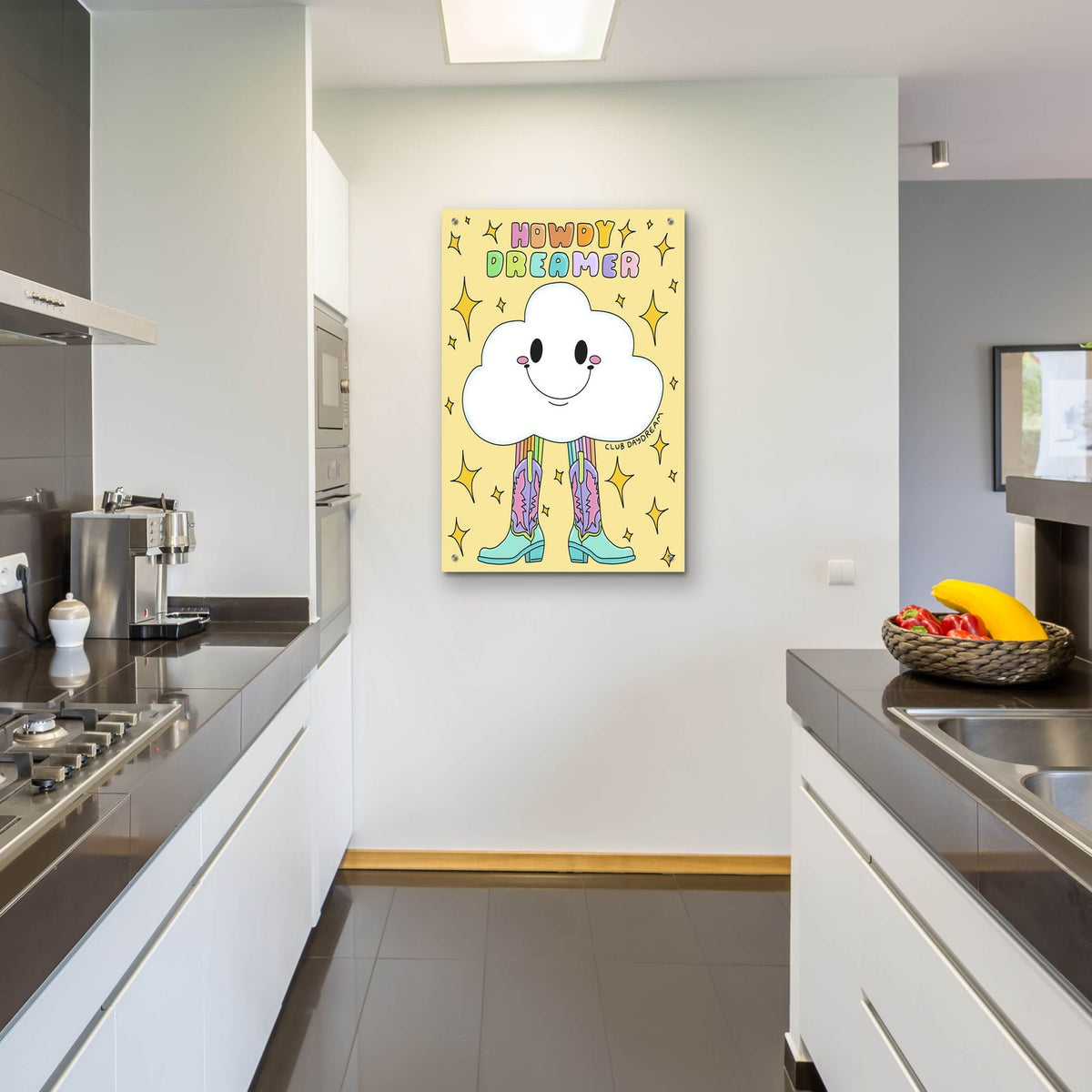 Howdy Dreamer by Club Daydream - 24x36 acrylic wall art in a room