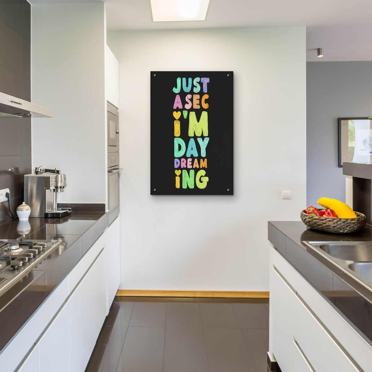 Just A Sec I'm Daydreaming by Club Daydream - 24x36 acrylic wall art in a room