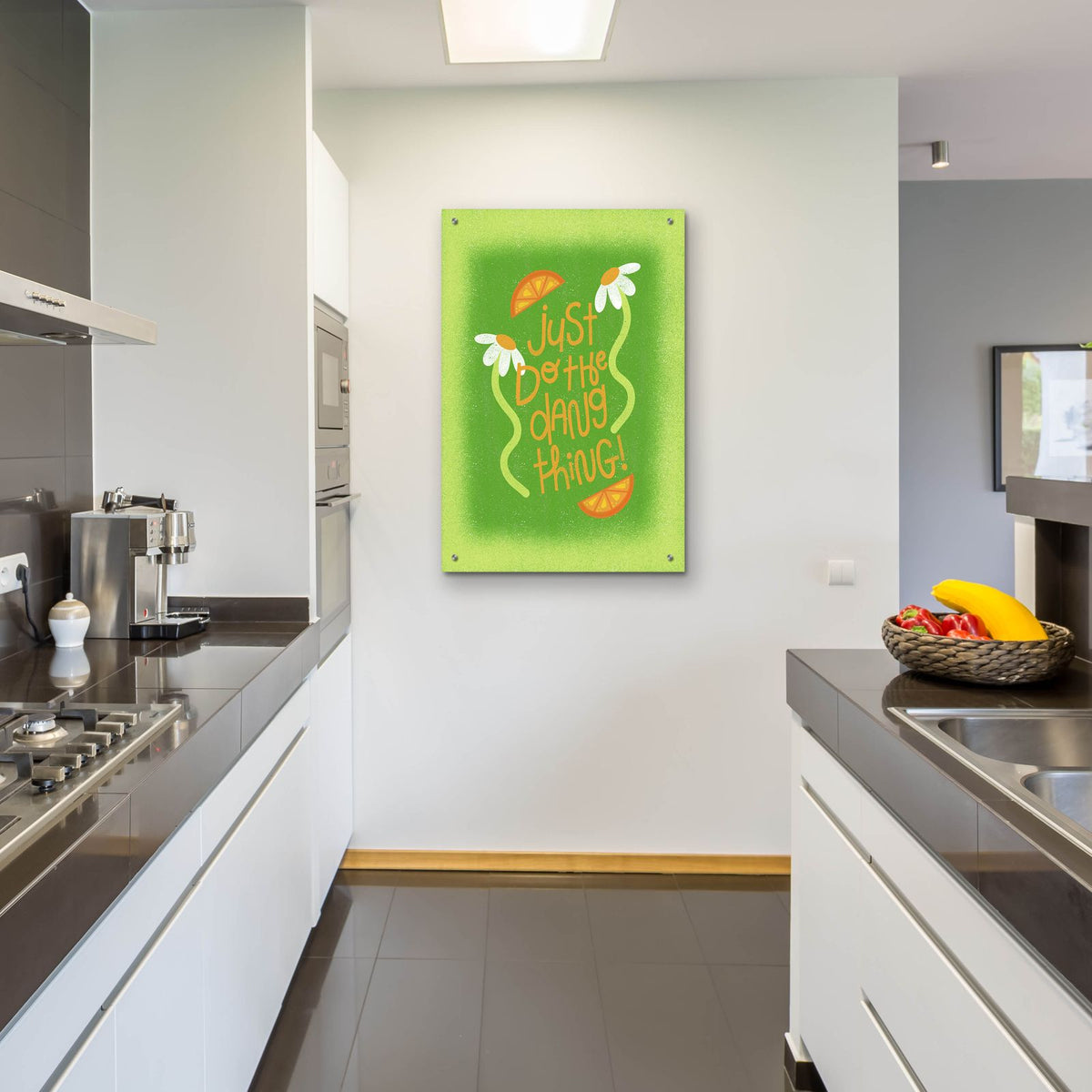 Just Do The Dang Things by Club Daydream - 24x36 acrylic wall art in a room
