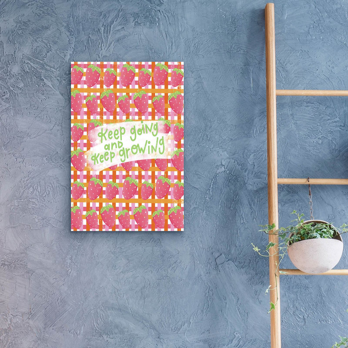 Keep Going by Club Daydream - 16x24 acrylic wall art in a room
