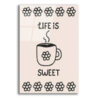 Life Is Sweet by Club Daydream acrylic glass wall art