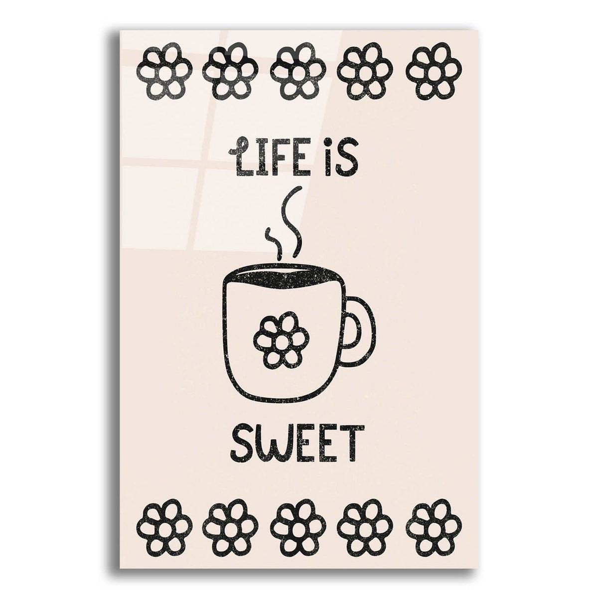 Life Is Sweet by Club Daydream acrylic glass wall art