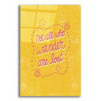 Not All Who Wander by Club Daydream acrylic glass wall art