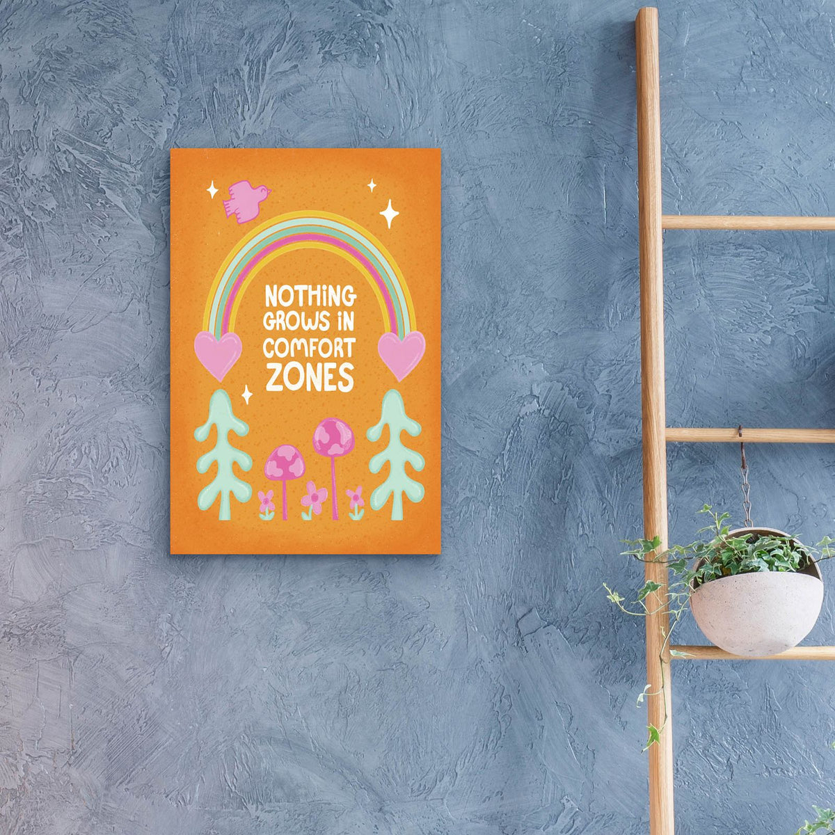 Nothing Grows Zones by Club Daydream - 16x24 acrylic wall art in a room