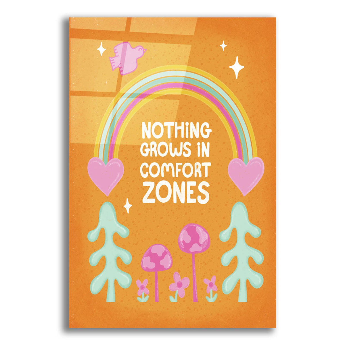 Nothing Grows Zones by Club Daydream acrylic glass wall art