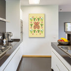 Oil Pastel Butterfly Mushrooms by Club Daydream - 24x36 acrylic wall art in a room