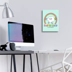 Pass On Happy 2 by Club Daydream - 12x16 acrylic wall art in a room