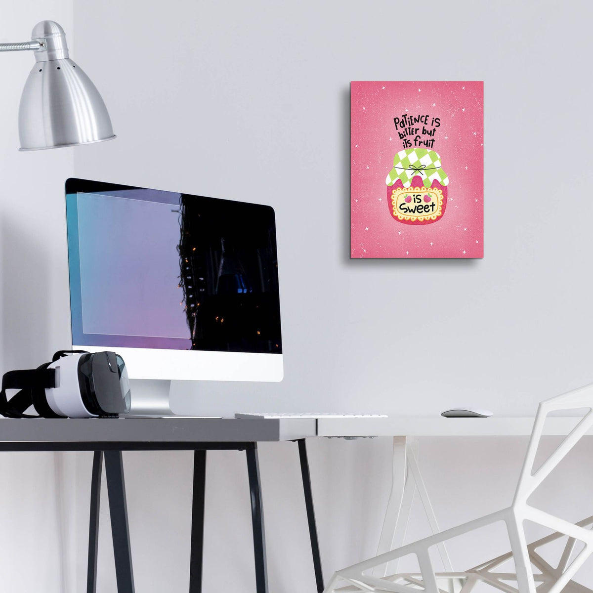 Patience Jam by Club Daydream - 12x16 acrylic wall art in a room