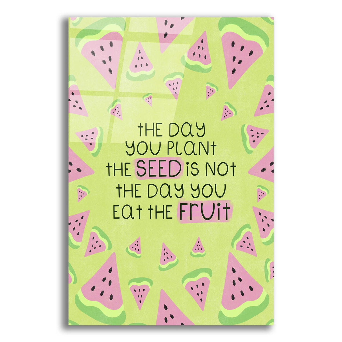 Plant The Seed by Club Daydream acrylic glass wall art