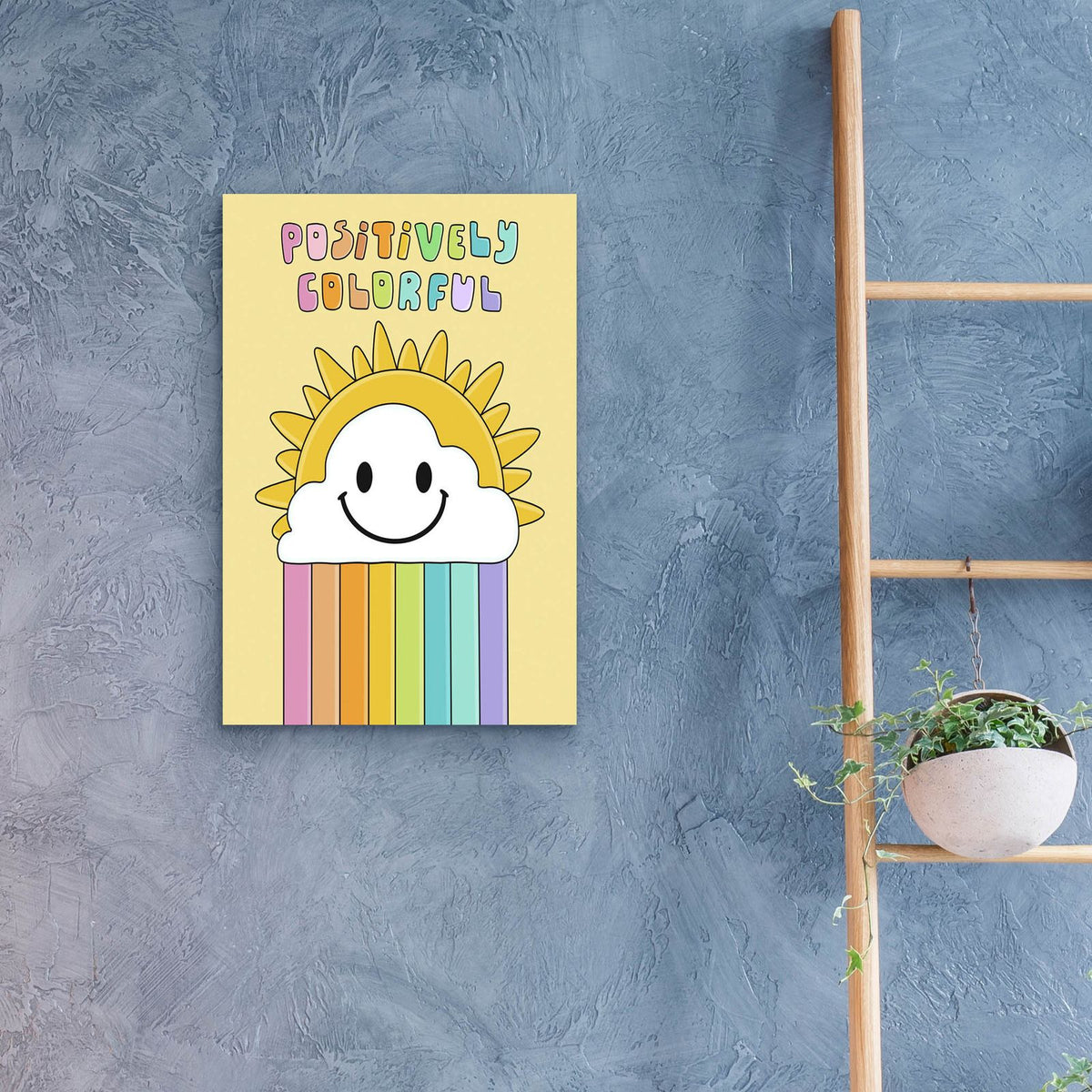 Positively Colorful by Club Daydream - 16x24 acrylic wall art in a room