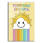 Positively Colorful by Club Daydream acrylic glass wall art