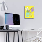 Pour Out Joy by Club Daydream - 12x16 acrylic wall art in a room
