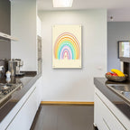 Rainbow With Heart by Club Daydream - 24x36 acrylic wall art in a room