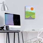 Scenic Drive by Club Daydream - 12x16 acrylic wall art in a room
