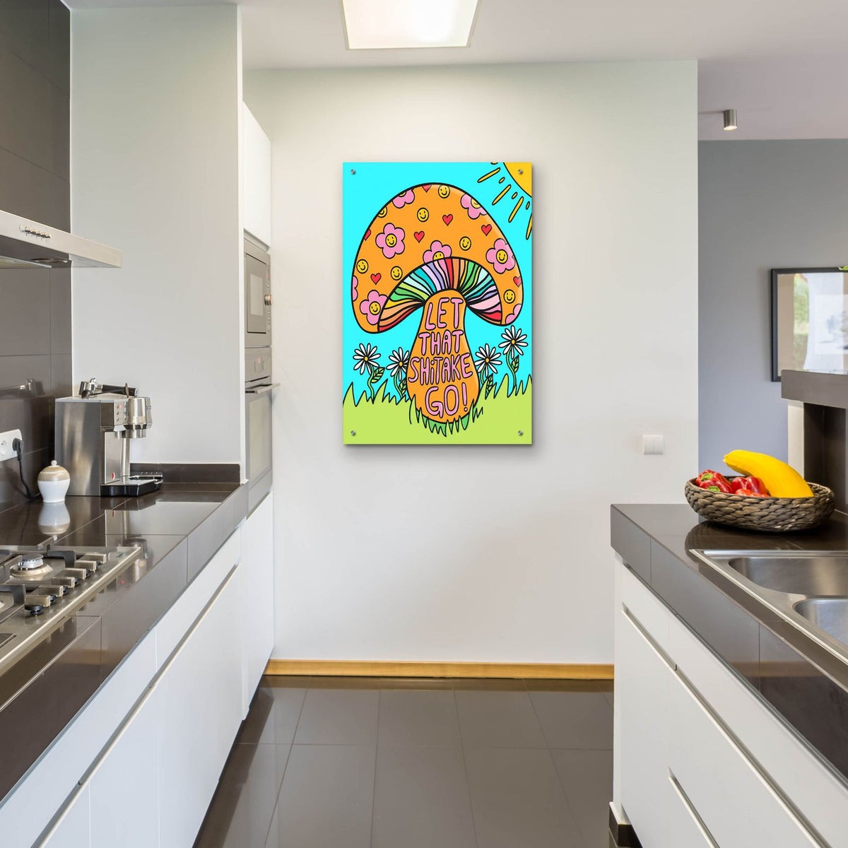 Shitake by Club Daydream - 24x36 acrylic wall art in a room