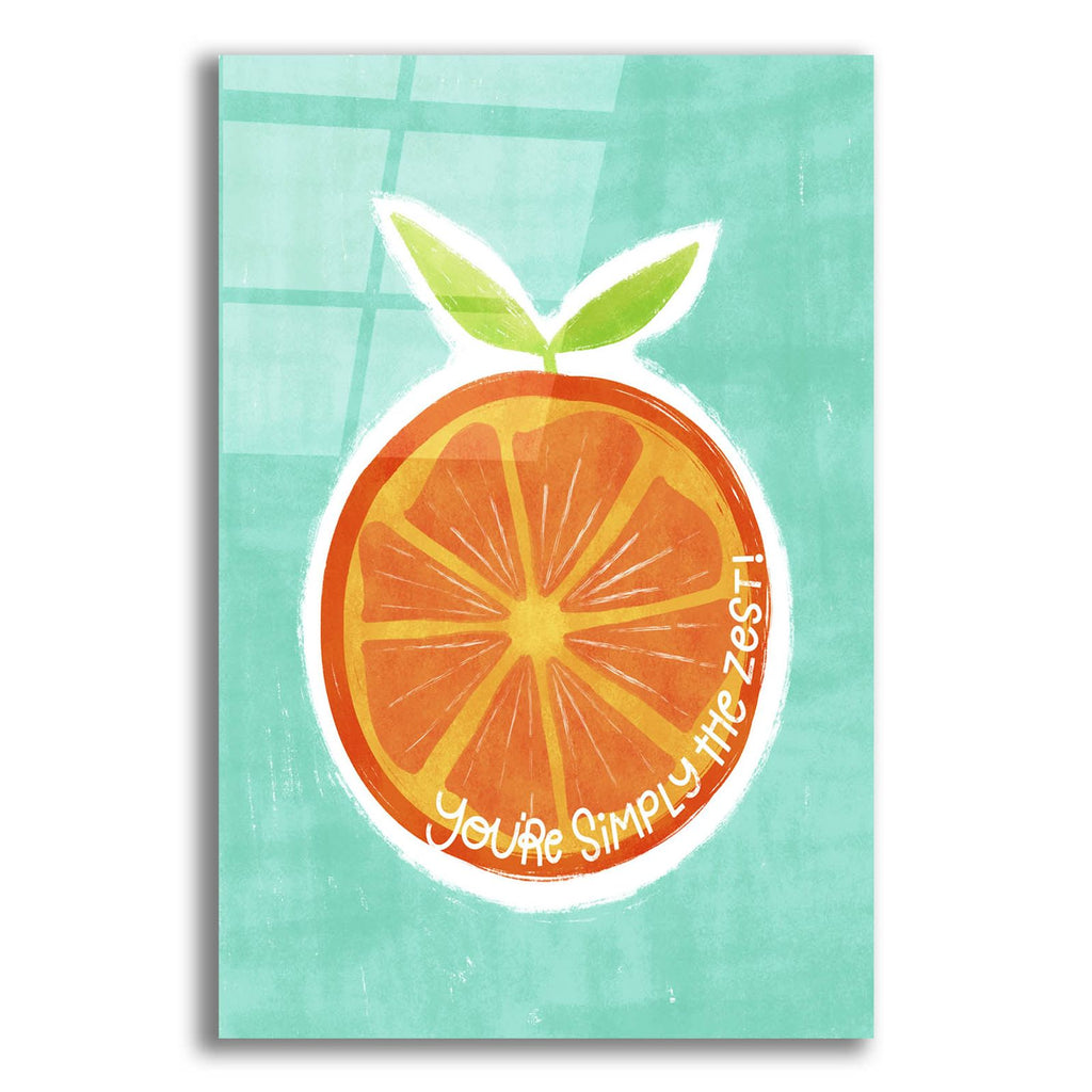 Simply The Zest by Club Daydream acrylic glass wall art