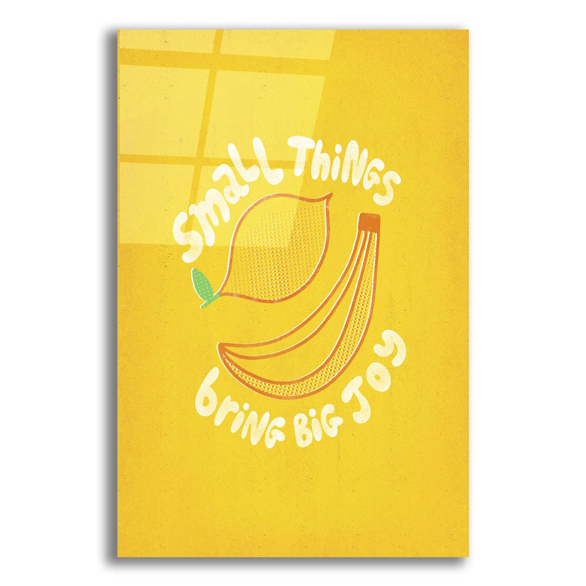 Small Things Joy by Club Daydream acrylic glass wall art