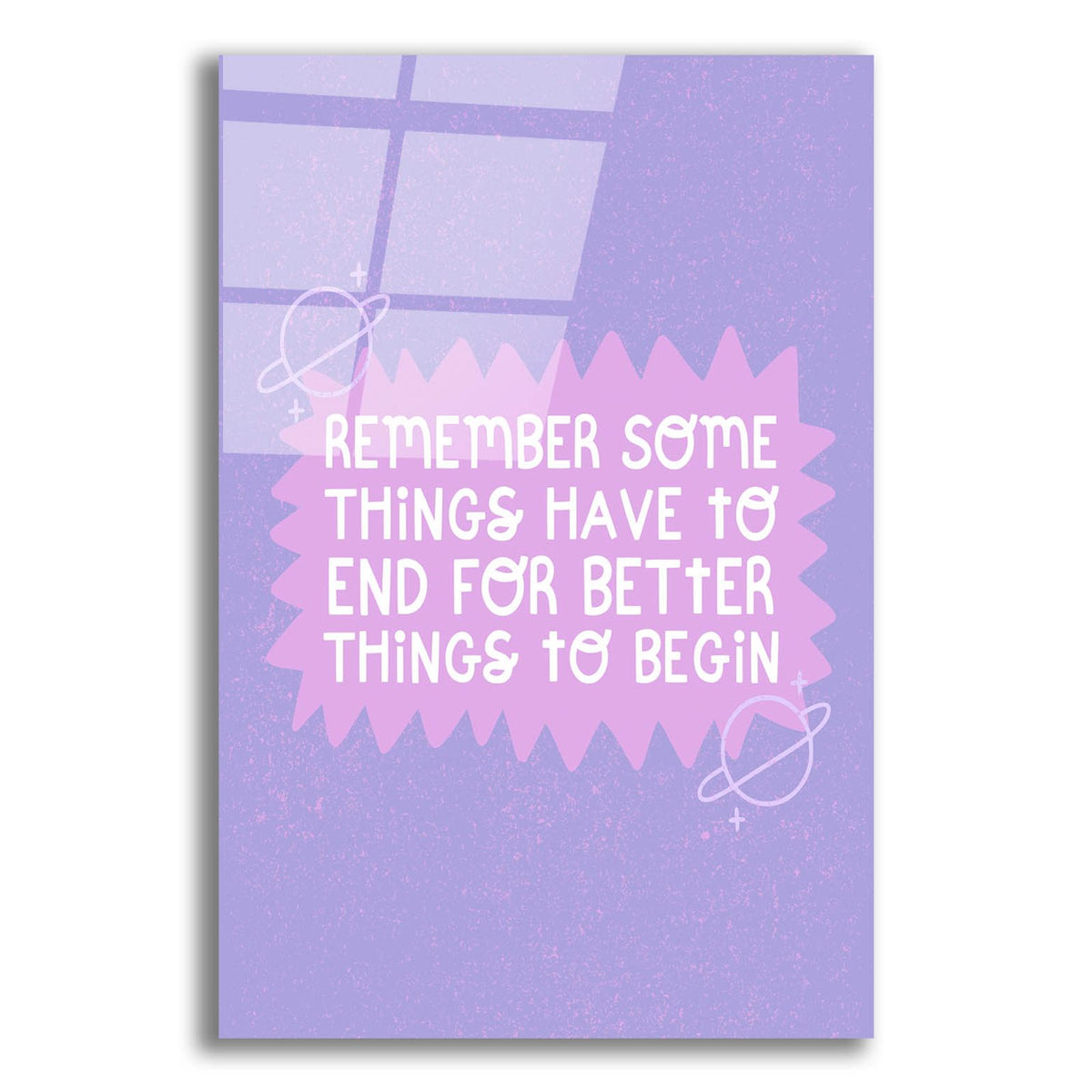 Some Things Have To End by Club Daydream acrylic glass wall art