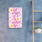 What If Works Out by Club Daydream - 16x24 acrylic wall art in a room