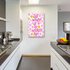 What If Works Out by Club Daydream - 24x36 acrylic wall art in a room