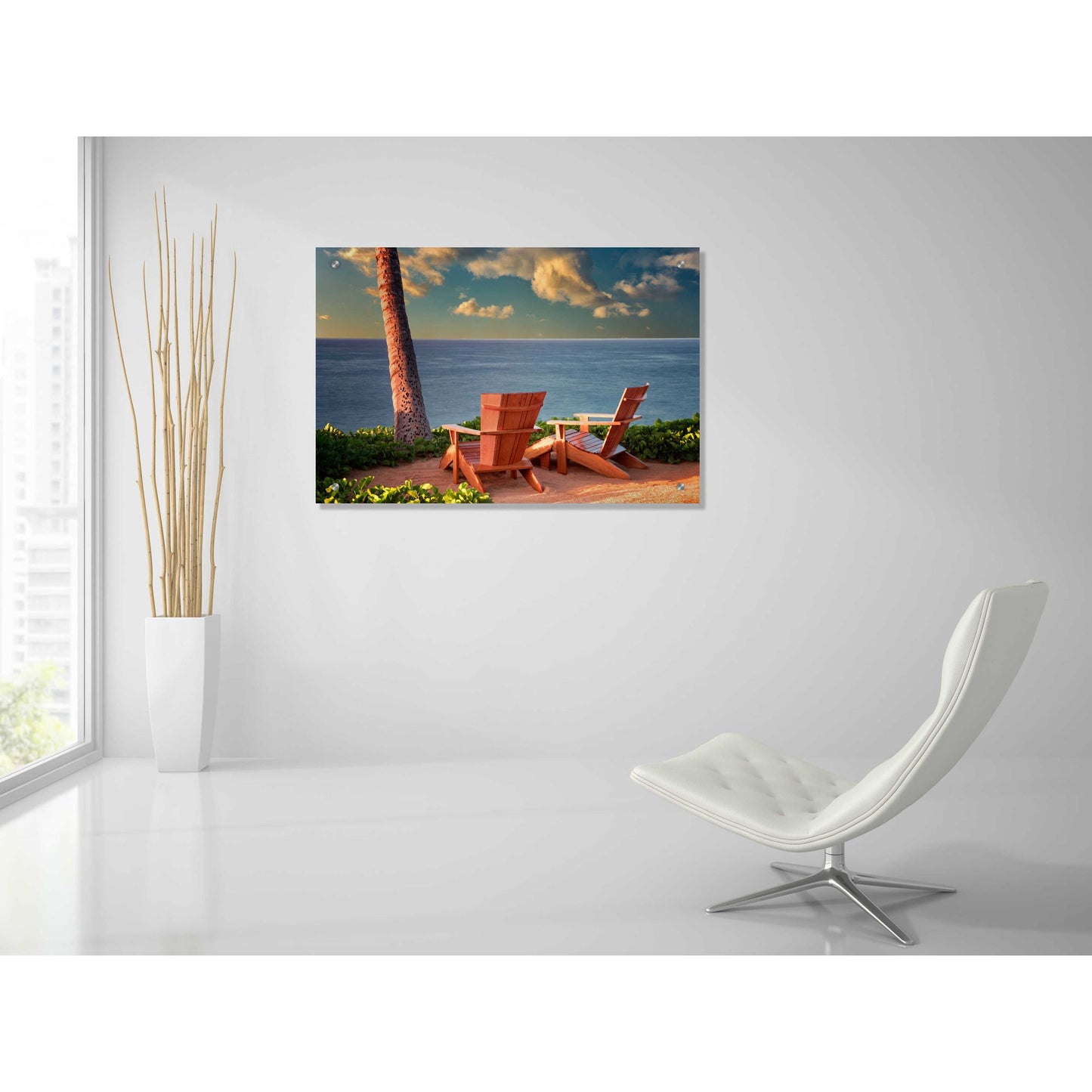 Epic Art 'Lover Corner' by Dennis Frates, Acrylic Glass Wall Art,36x24