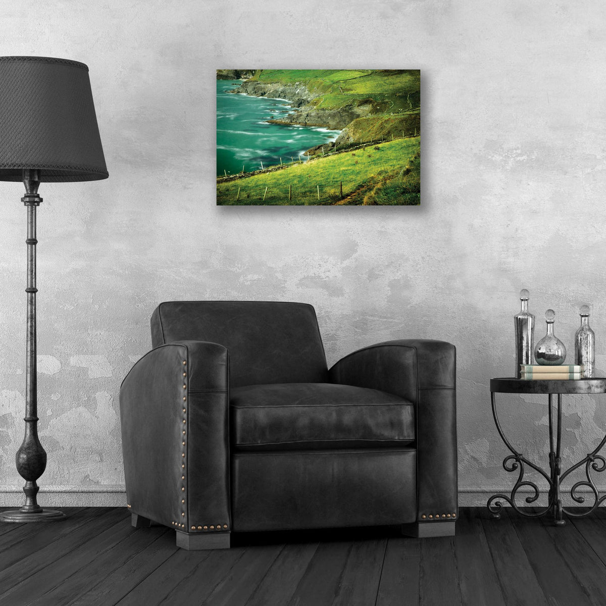 Epic Art 'Sea Green' by Dennis Frates, Acrylic Glass Wall Art,24x16