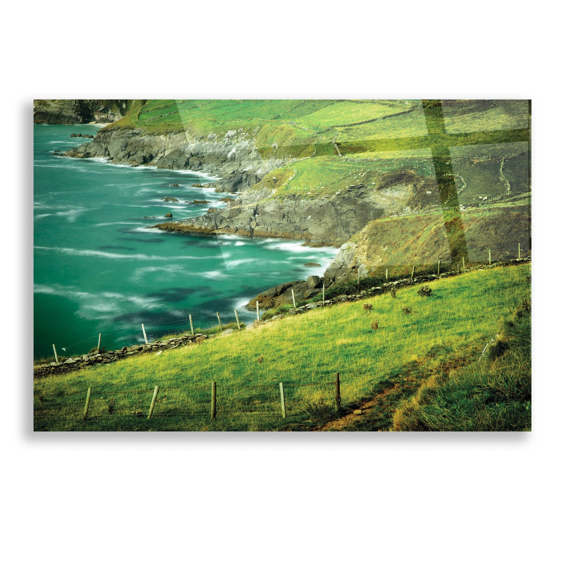 Epic Art 'Sea Green' by Dennis Frates, Acrylic Glass Wall Art