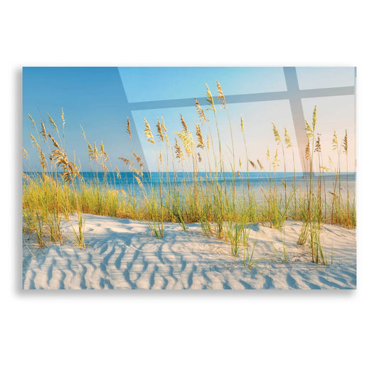Epic Art 'Sand and Sea' by Dennis Frates, Acrylic Glass Wall Art