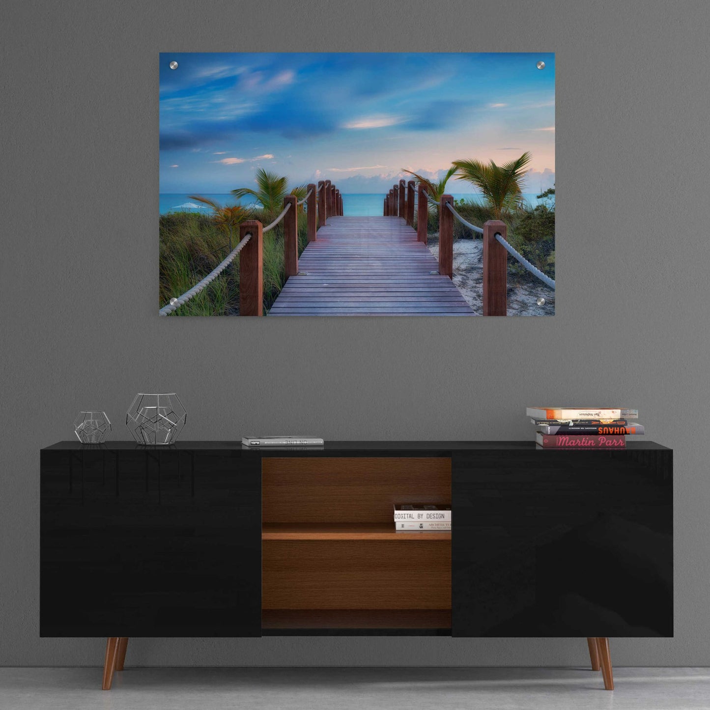 Epic Art 'Paradise Path' by Dennis Frates, Acrylic Glass Wall Art,36x24