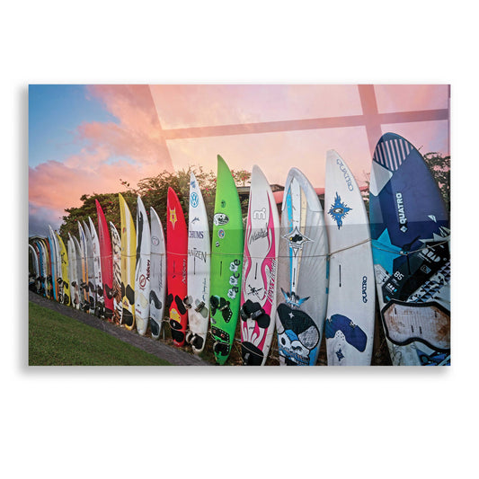Epic Art 'Surf Time' by Dennis Frates, Acrylic Glass Wall Art