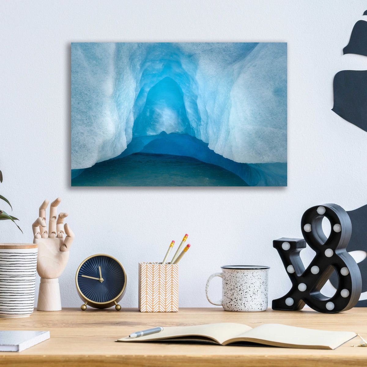 Epic Art 'Glacial' by Dennis Frates, Acrylic Glass Wall Art,16x12