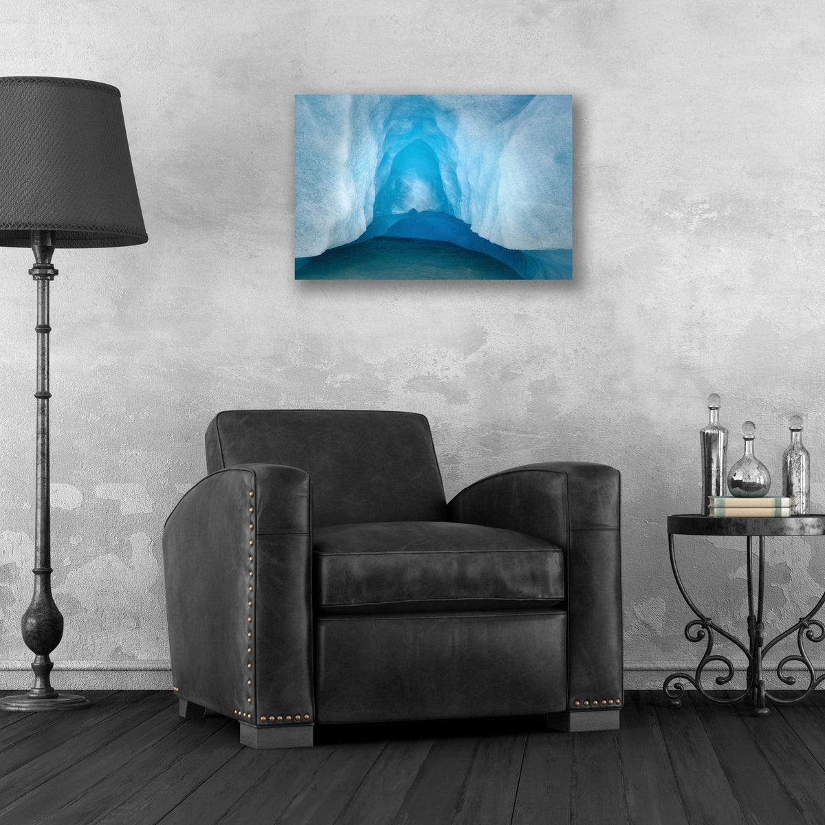 Epic Art 'Glacial' by Dennis Frates, Acrylic Glass Wall Art,24x16