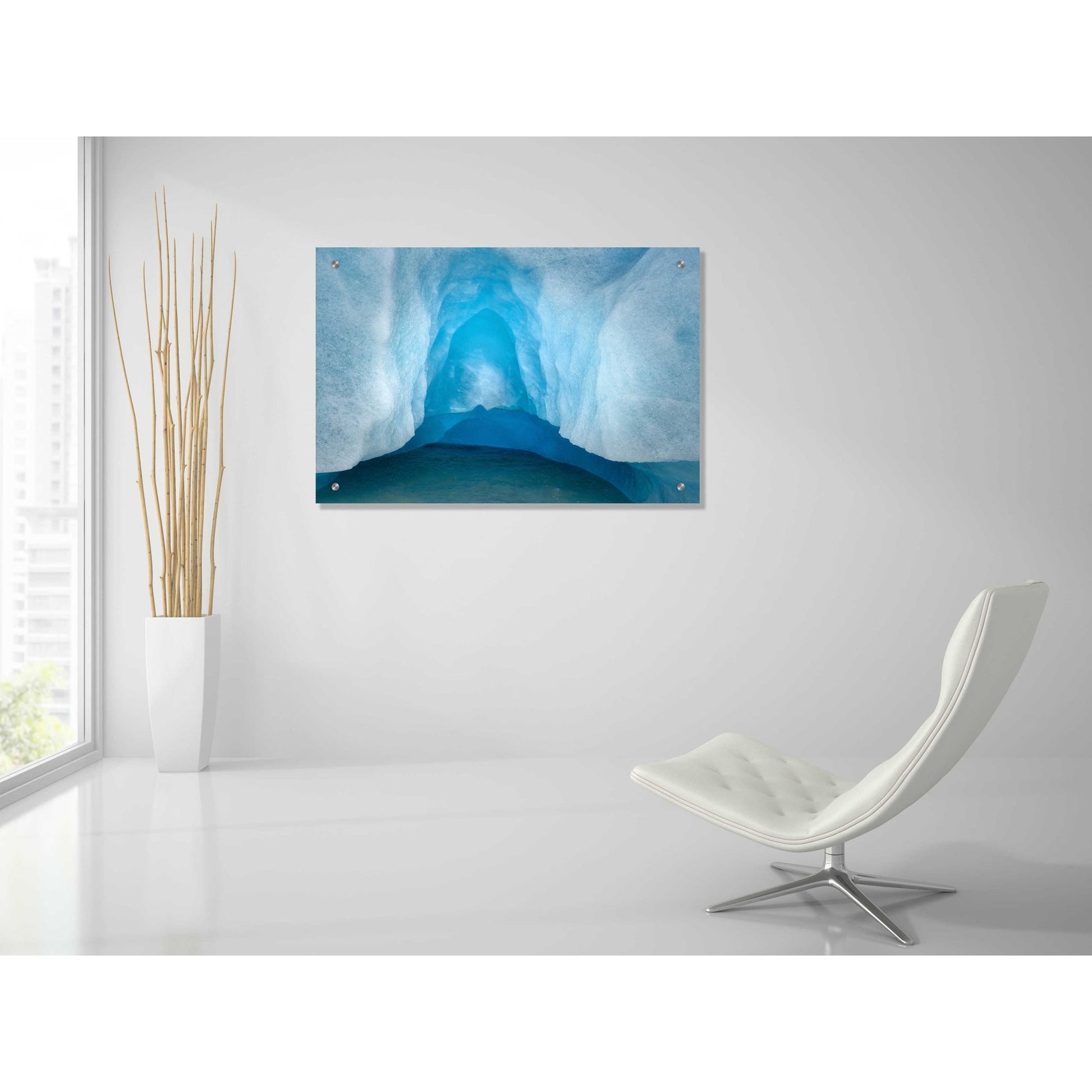 Epic Art 'Glacial' by Dennis Frates, Acrylic Glass Wall Art,36x24