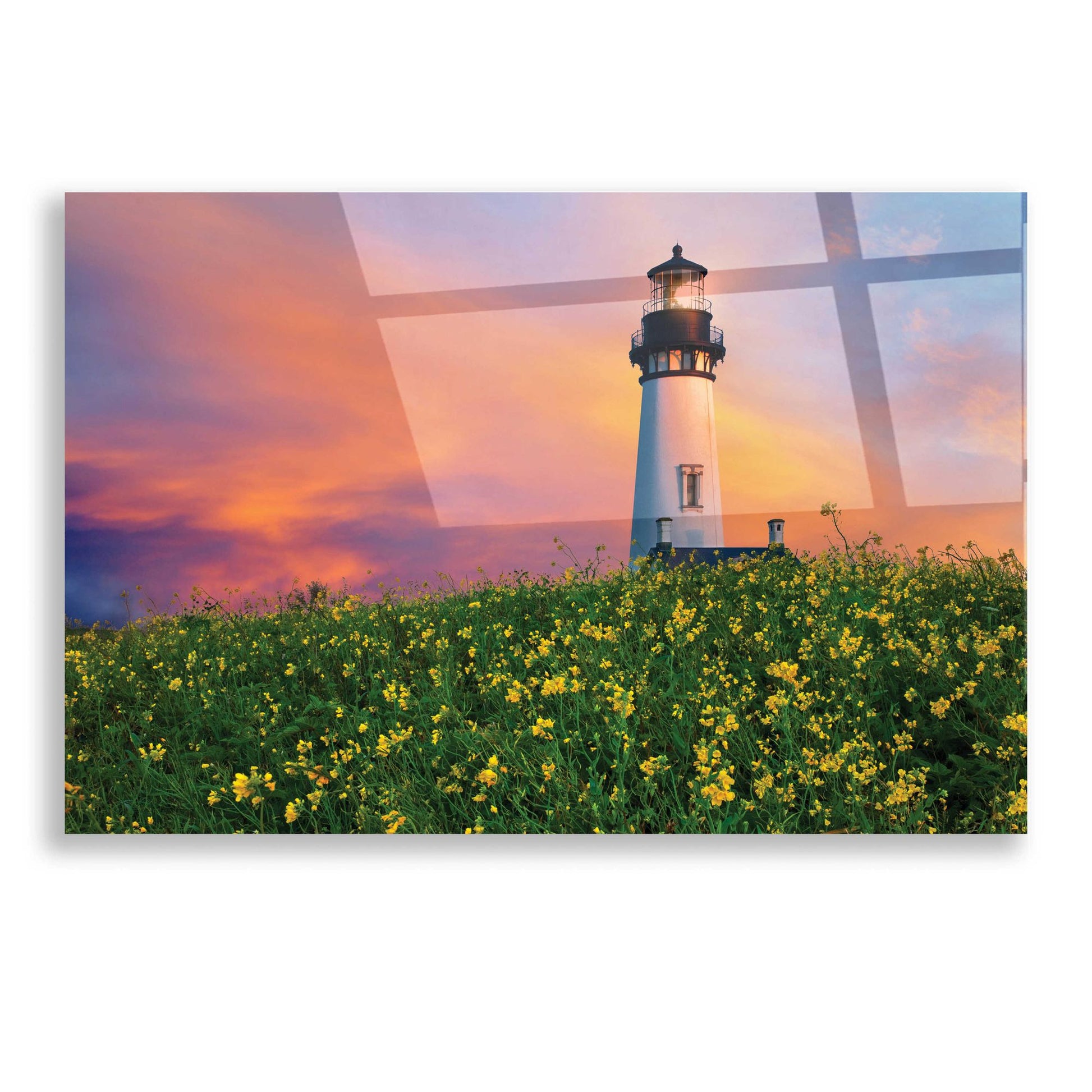 Epic Art 'Lighthouse' by Dennis Frates, Acrylic Glass Wall Art