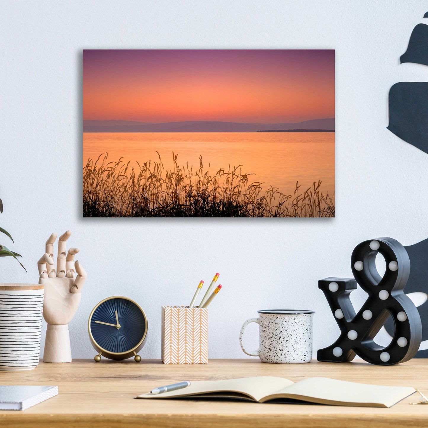 Epic Art 'Golden Hour' by Dennis Frates, Acrylic Glass Wall Art,16x12