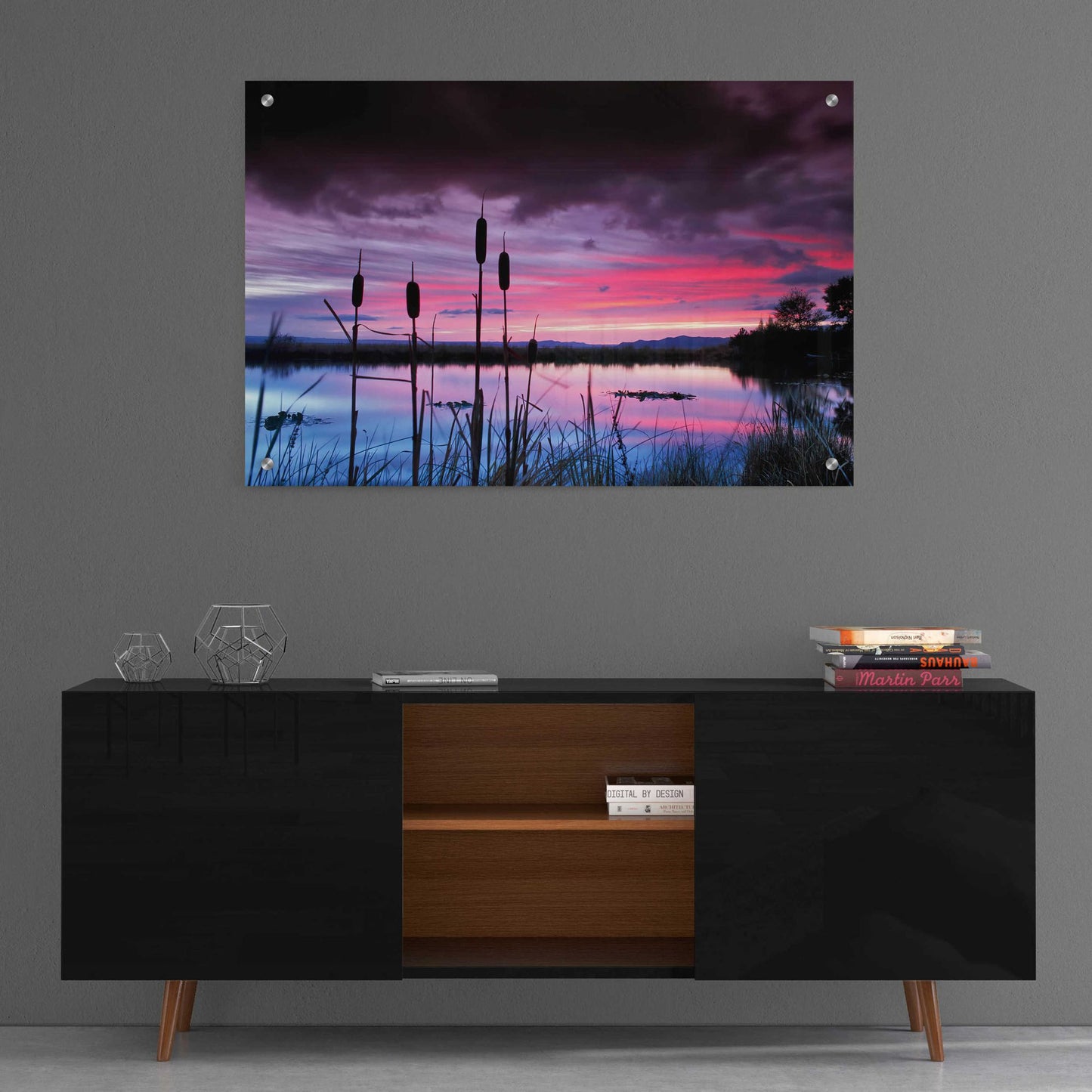 Epic Art 'Purple Skies' by Dennis Frates, Acrylic Glass Wall Art,36x24