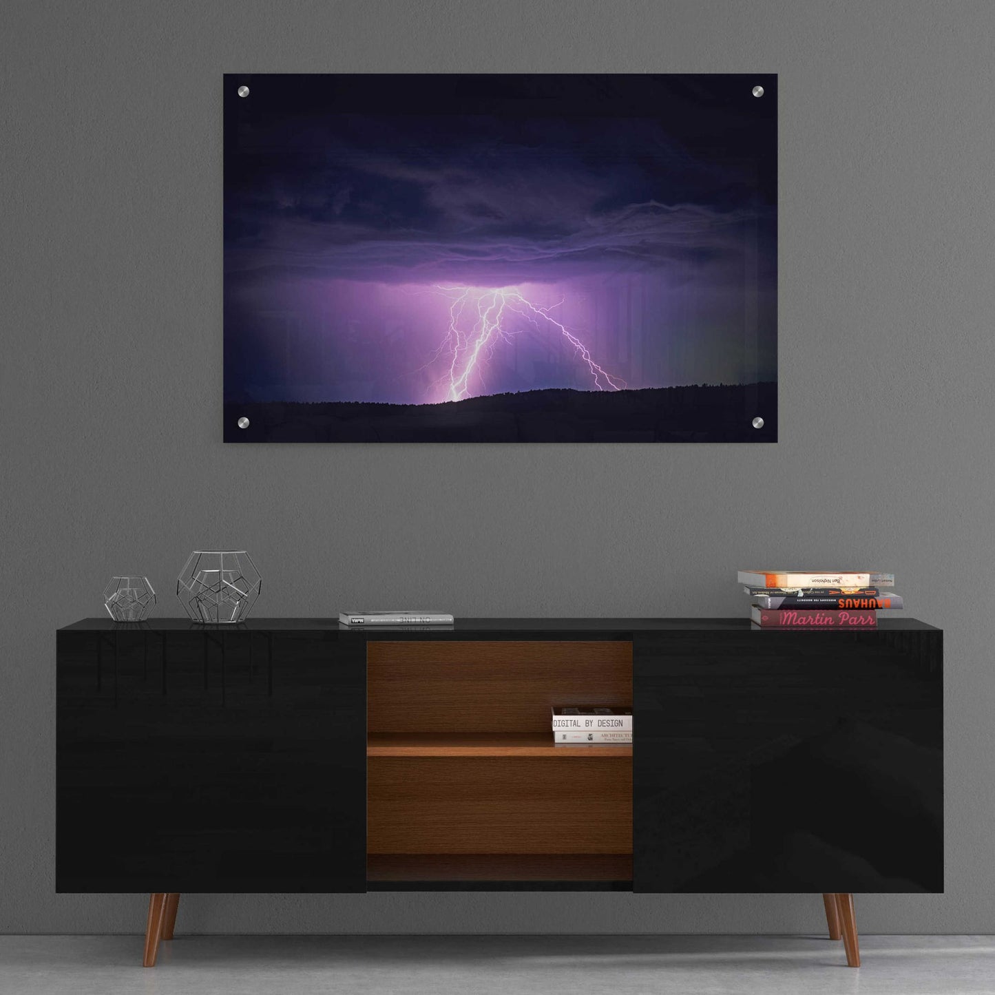 Epic Art 'Lightning' by Dennis Frates, Acrylic Glass Wall Art,36x24