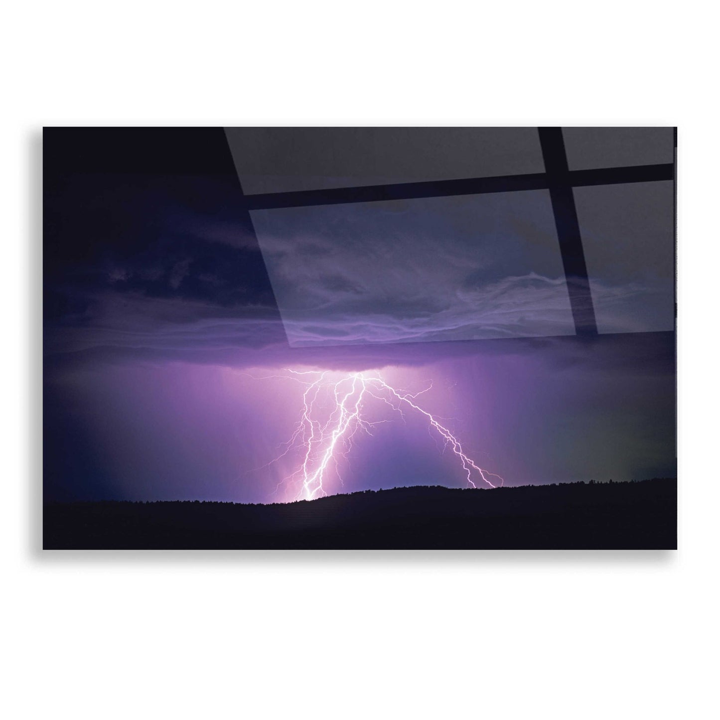 Epic Art 'Lightning' by Dennis Frates, Acrylic Glass Wall Art